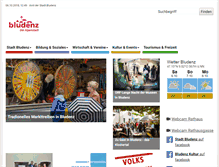 Tablet Screenshot of bludenz.at